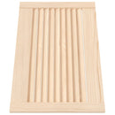 vidaXL 2 db tömör fenyőfa lamellás szekrényajtó 39,5 x 59,4 cm