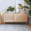 vidaXL 2 db tömör fenyőfa lamellás szekrényajtó 39,5 x 59,4 cm
