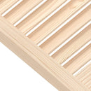 vidaXL tömör fenyőfa lamellás szekrényajtó 61,5 x 39,4 cm