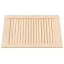vidaXL 4 db tömör fenyőfa lamellás szekrényajtó 61,5 x 39,4 cm