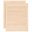 vidaXL 2 db tömör fenyőfa lamellás szekrényajtó 61,5 x 49,4 cm