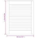 vidaXL 2 db tömör fenyőfa lamellás szekrényajtó 61,5 x 49,4 cm