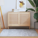 vidaXL 2 db tömör fenyőfa lamellás szekrényajtó 61,5 x 49,4 cm