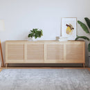vidaXL 4 db tömör fenyőfa lamellás szekrényajtó 61,5 x 59,4 cm
