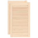 vidaXL 2 db tömör fenyőfa lamellás szekrényajtó 69 x 39,4 cm