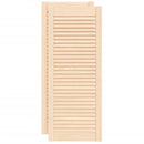 vidaXL 2 db tömör fenyőfa lamellás szekrényajtó 99,3 x 39,4 cm