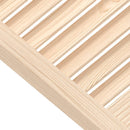 vidaXL 2 db tömör fenyőfa lamellás szekrényajtó 99,3 x 39,4 cm