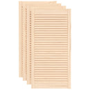 vidaXL 4 db tömör fenyőfa lamellás szekrényajtó 99,3 x 49,4 cm
