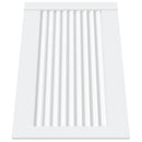 vidaXL 2 db fehér tömör fenyőfa lamellás szekrényajtó 39,5 x 59,4 cm