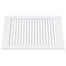 vidaXL 4 db fehér tömör fenyőfa lamellás szekrényajtó 61,5 x 39,4 cm