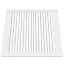vidaXL 4 db fehér tömör fenyőfa lamellás szekrényajtó 61,5 x 59,4 cm