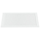 vidaXL 2 db fehér tömör fenyőfa lamellás szekrényajtó 99,3 x 49,4 cm