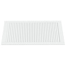 vidaXL 4 db fehér tömör fenyőfa lamellás szekrényajtó 99,3 x 49,4 cm