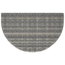 vidaXL szürke polyrattan kerti asztal 80 x 50 x 75 cm