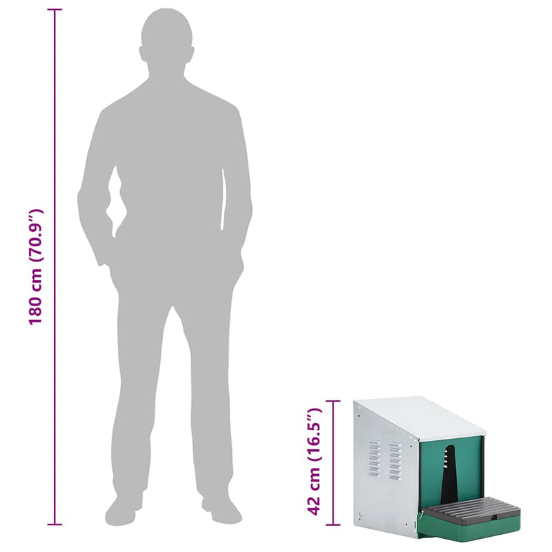vidaXL gurulós tojóláda baromfiknak