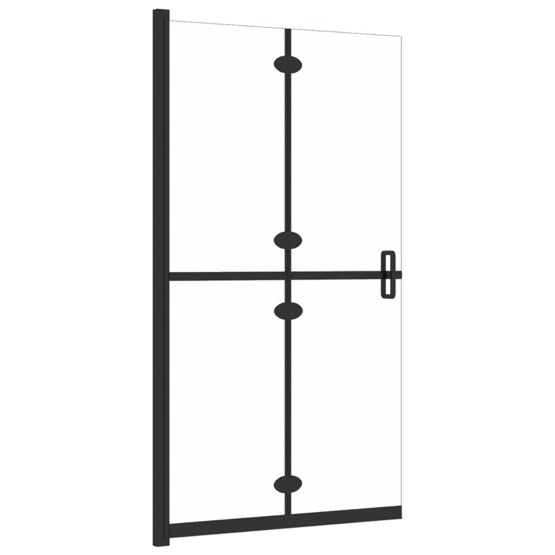 vidaXL átlátszó ESG üveg összecsukható zuhanyfal 70 x 190 cm