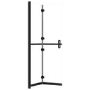 vidaXL átlátszó ESG üveg összecsukható zuhanyfal 120 x 190 cm
