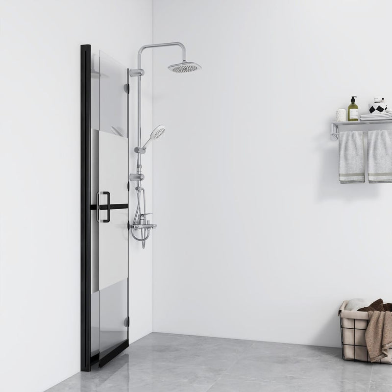 vidaXL selyemmatt ESG üveg összecsukható zuhanyfal 70 x 190 cm