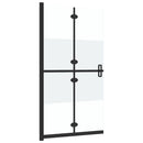 vidaXL selyemmatt ESG üveg összecsukható zuhanyfal 70 x 190 cm