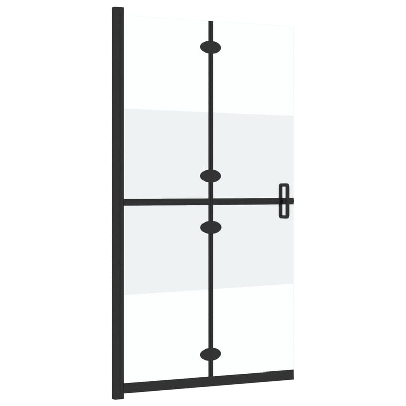 vidaXL selyemmatt ESG üveg összecsukható zuhanyfal 70 x 190 cm
