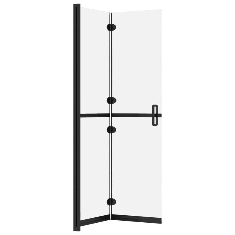 vidaXL ESG tejüveg összecsukható zuhanyfal 80 x 190 cm