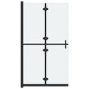 vidaXL ESG tejüveg összecsukható zuhanyfal 120 x 190 cm