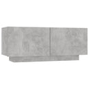 vidaXL betonszürke forgácslap éjjeliszekrény 100 x 35 x 40 cm