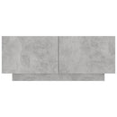 vidaXL betonszürke forgácslap éjjeliszekrény 100 x 35 x 40 cm
