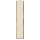 vidaXL krémszínű szövet cipősszekrény 60 x 30 x 166 cm