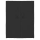 vidaXL fekete szövet cipősszekrény 60 x 28 x 90 cm