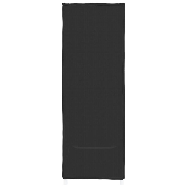 vidaXL fekete szövet cipősszekrény 60 x 28 x 90 cm