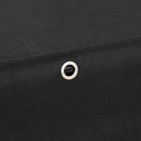 vidaXL fekete szövet cipősszekrény 60 x 28 x 90 cm