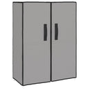 vidaXL szürke szövet cipősszekrény 60 x 28 x 90 cm