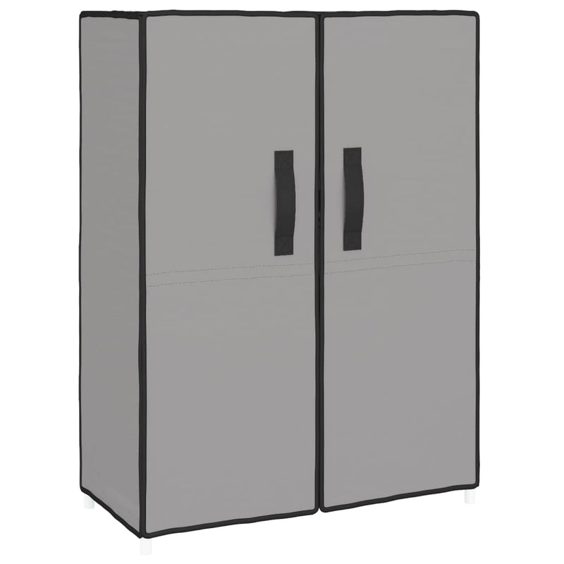 vidaXL szürke szövet cipősszekrény 60 x 28 x 90 cm
