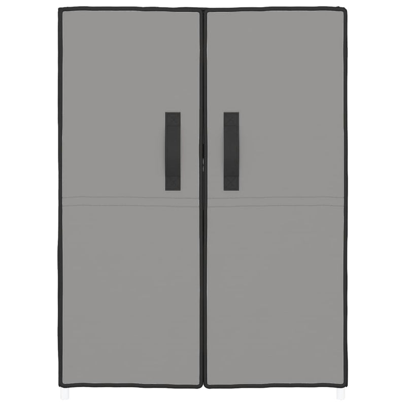 vidaXL szürke szövet cipősszekrény 60 x 28 x 90 cm