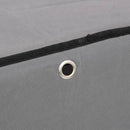 vidaXL szürke szövet cipősszekrény 60 x 28 x 90 cm