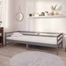 vidaXL szürke tömör fenyőfa kanapéágy 90 x 200 cm