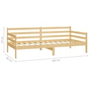 vidaXL tömör fenyőfa kanapéágy 90 x 200 cm