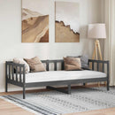 vidaXL szürke tömör fenyőfa kanapéágy 90 x 200 cm