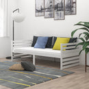 vidaXL fehér tömör fenyőfa kanapéágy 90 x 200 cm