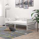 vidaXL fehér tömör fenyőfa kanapéágy 90 x 200 cm