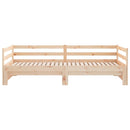 vidaXL tömör fenyőfa kihúzható kanapéágy 2 x (90 x 200) cm