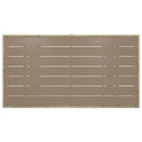 vidaXL szürke polyrattan kerti asztal 120 x 70 x 66 cm