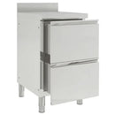 vidaXL 2 db rozsdamentes acél konyhaszekrény 50x60x96 cm