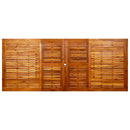 vidaXL tömör akácfa kerti étkezőasztal (150-200) x 100 x 75 cm