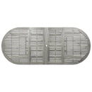 vidaXL tömör akácfa kerti étkezőasztal (160-240) x 100 x 75 cm