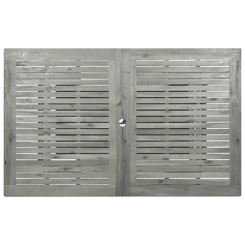 vidaXL tömör akácfa kerti étkezőasztal (160-240) x 100 x 75 cm