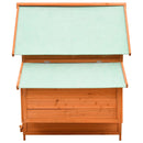 vidaXL tömör fenyőfa tyúkól 150 x 96 x 110 cm