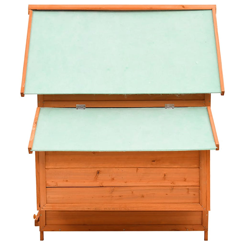 vidaXL tömör fenyőfa tyúkól 150 x 96 x 110 cm