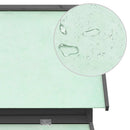 vidaXL szürke-fehér tömör fenyőfa tyúkól 150 x 96 x 110 cm